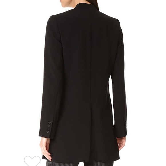 NEW Theory Winola Black Admiral Crepe Blazer - Picture 4 of 8